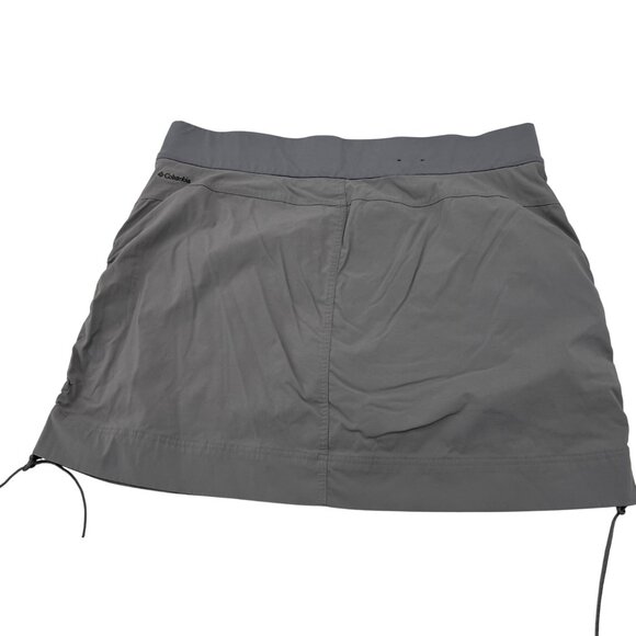Columbia Omni-Shield Gray Outdoor Skirt XL Adjustable Drawstring Hem Nylon - Picture 5 of 5